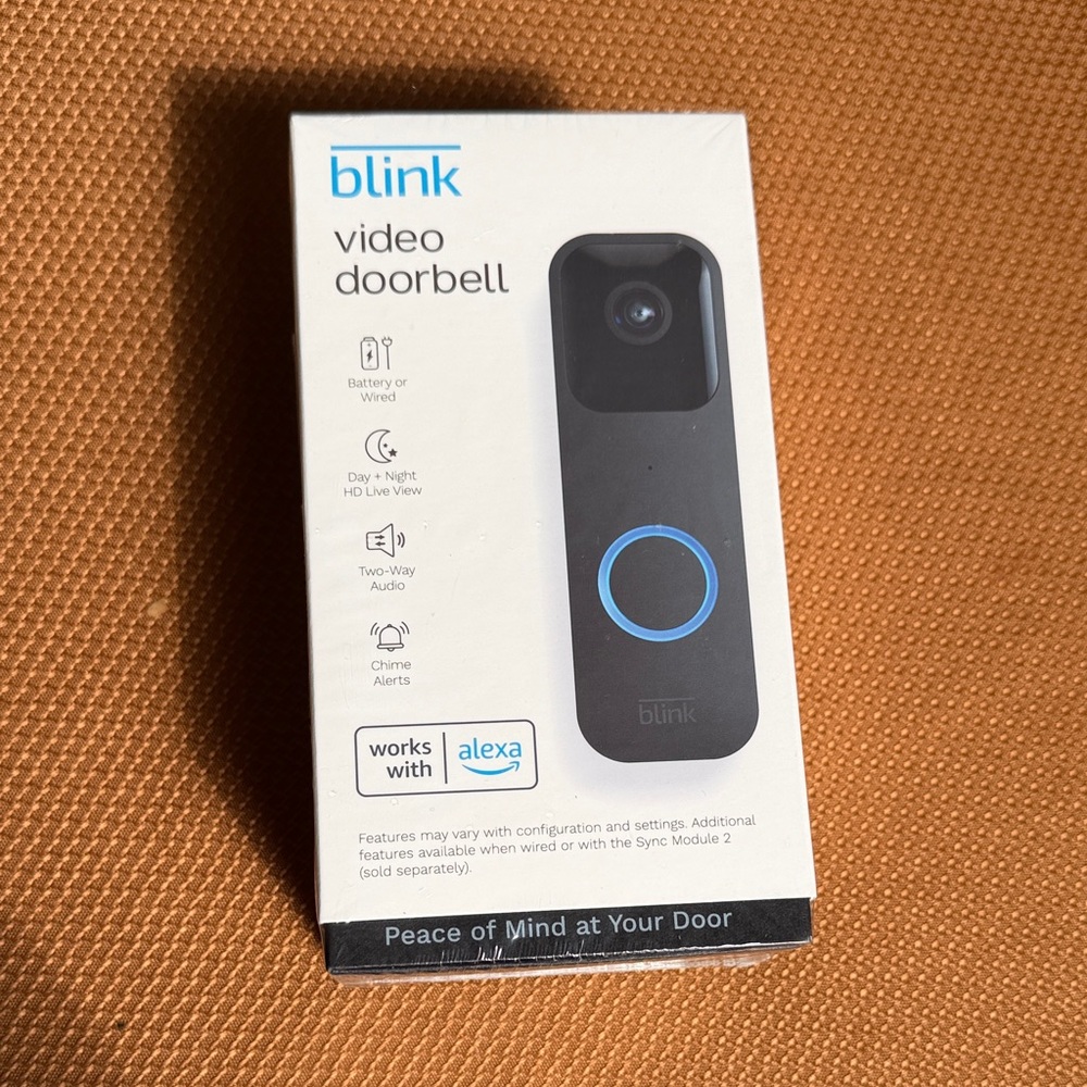 Blink video doorbell